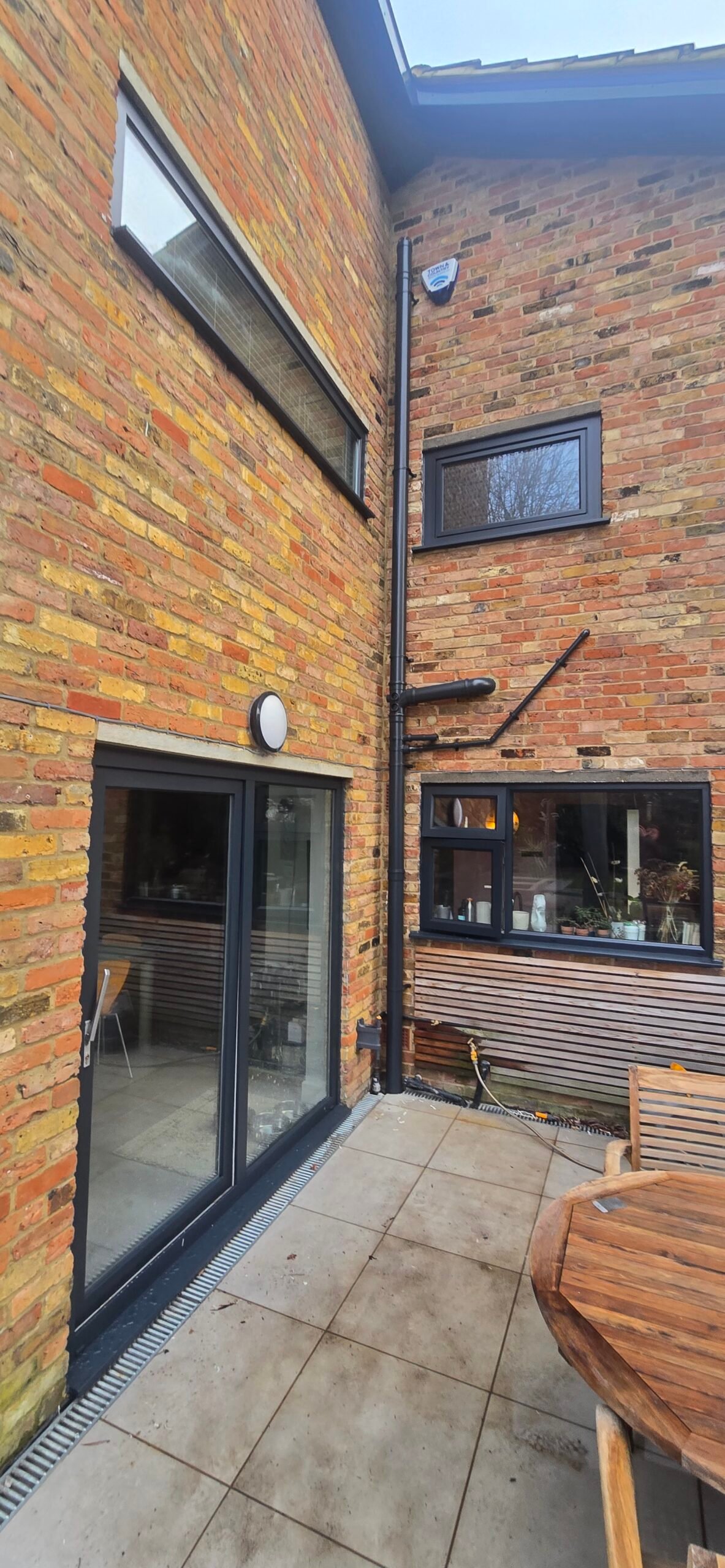 UPVC conservatory and windows sprayed grey in Colchester area