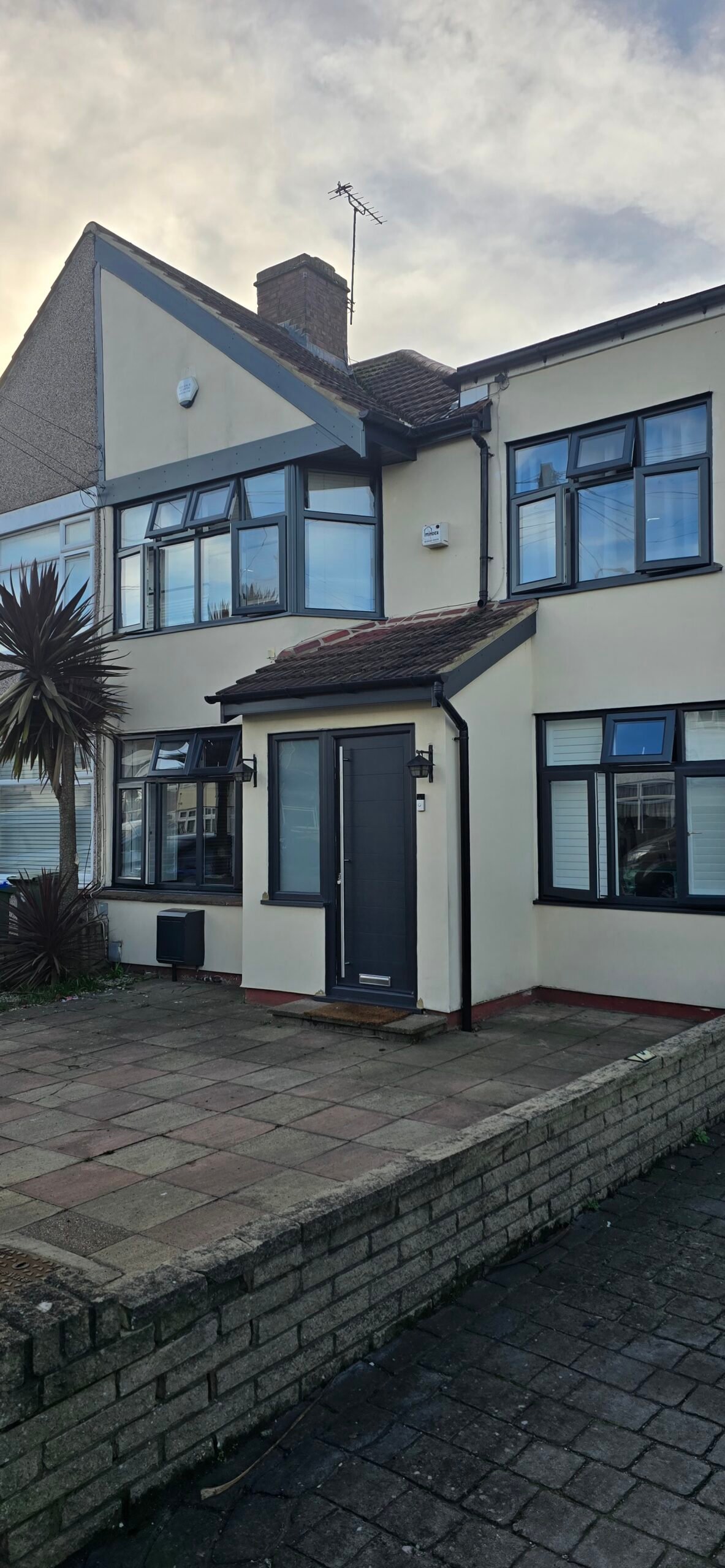 Full house UPVC spraying transformation including doors and garage in Colchester