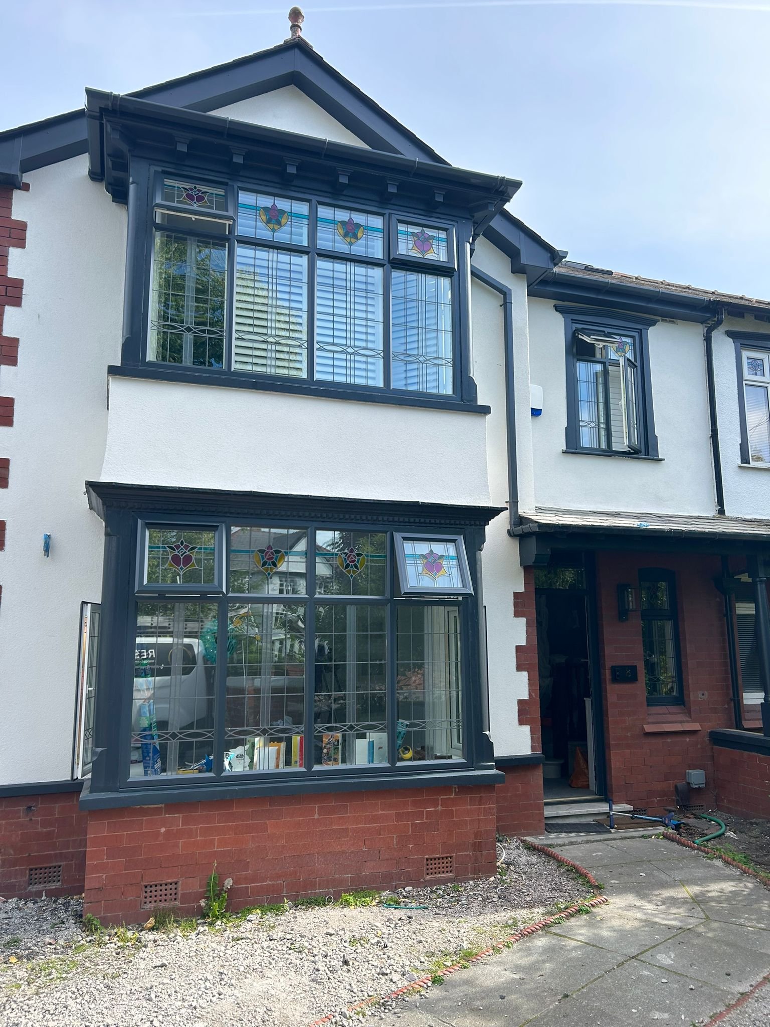 UPVC door and window respray completed in Colchester area